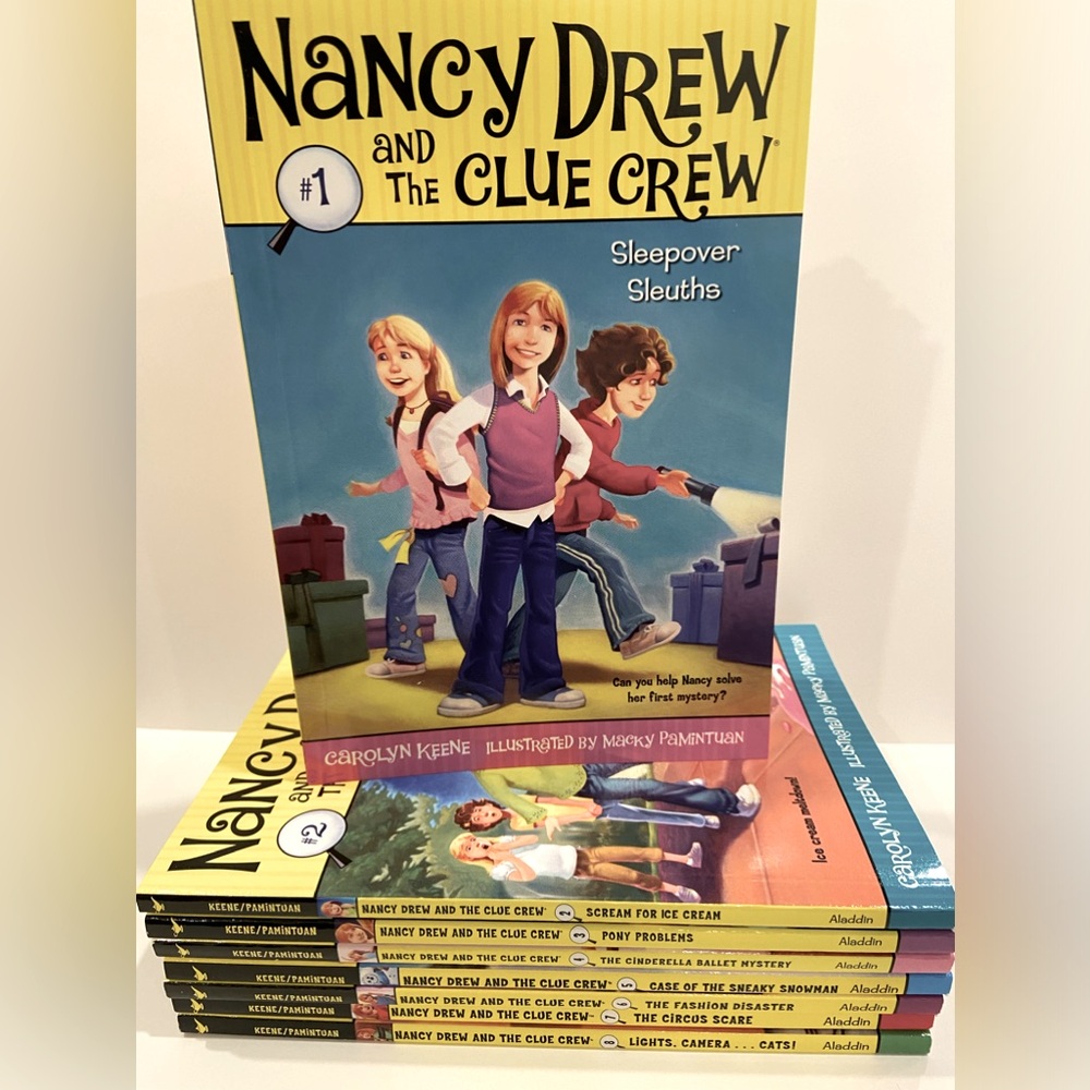 *New* Nancy Drew & The Clue Crew, Bundle of 8 soft cover books
